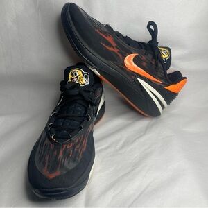 Nike Air Zoom GT Cut 2 Sneakers Black/Orange Mens Size US 13 Basketball Shoes